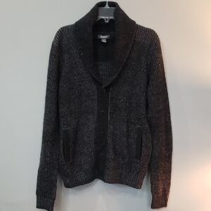 Kenneth Cole Reaction Cardigan Sweater Mens M Shawl Collar Eclectic Grandpa